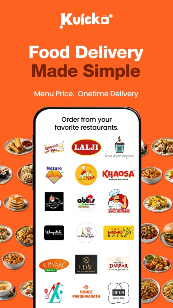 Kuicko restaurant partners in Bikaner shown inside the app.